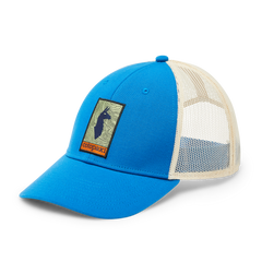 Llama Map Trucker Hat